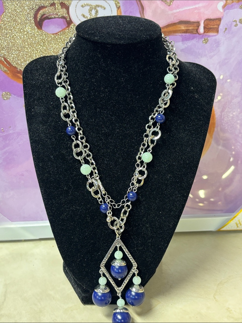 Lia Sofia Vintage Silver Necklace